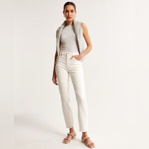 Abercrombie High Rise Mom Jean